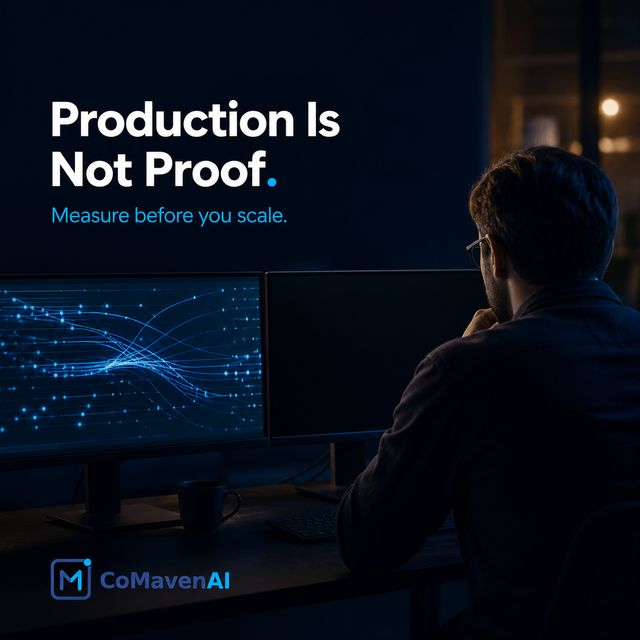 Evals before excitement. Trust needs a test - CoMavenAI